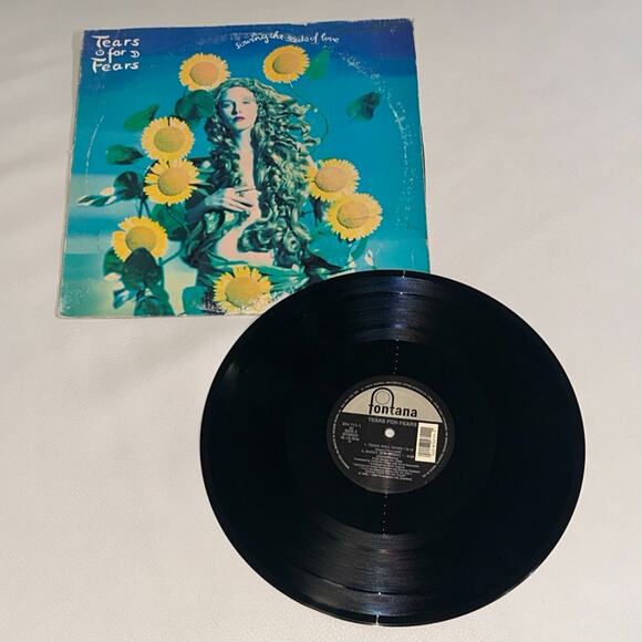 Vintage Tears for Fears Sowing the Seeds of Love Vinyl Record LP 1989 Album 12" - Picture 2 of 9